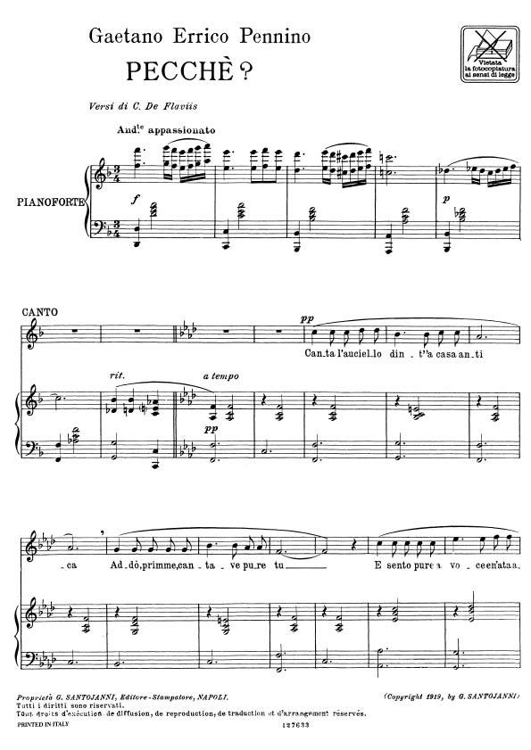 Celebri Canzoni Napoletane - pro zpěv a klavír